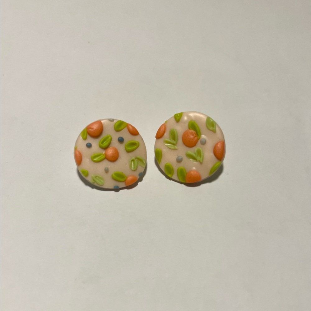 Colorful Round Earrings